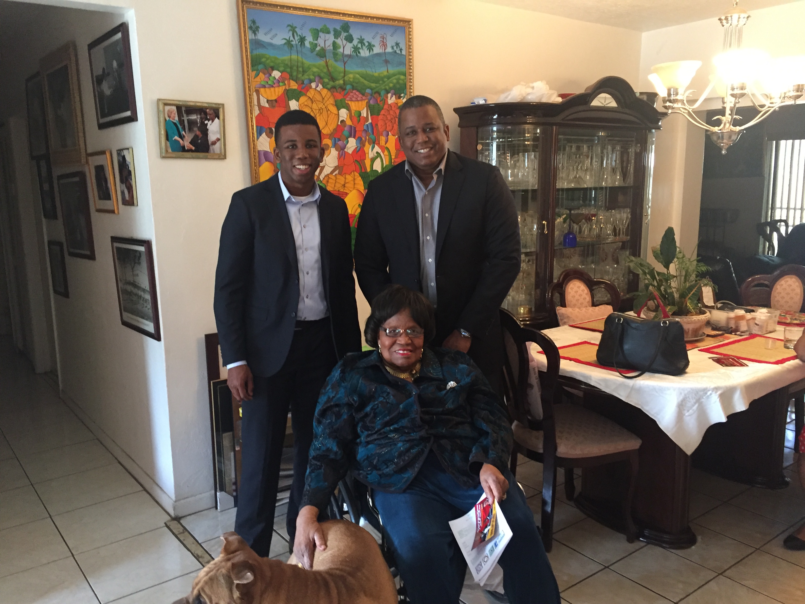 Kendrick Meek with family