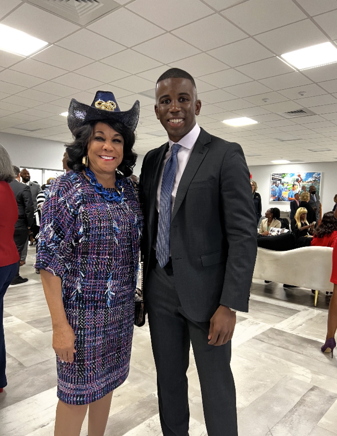 Kendrick Meek with Congresswoman Frederica Wilson