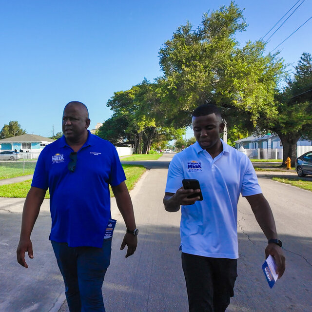 Kendrick Meek campaign photo